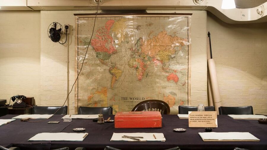London: Churchill War Rooms Ticket & Political London Audio - Cabinet War Rooms, Map Room, and the Bunker’s Hidden Logic