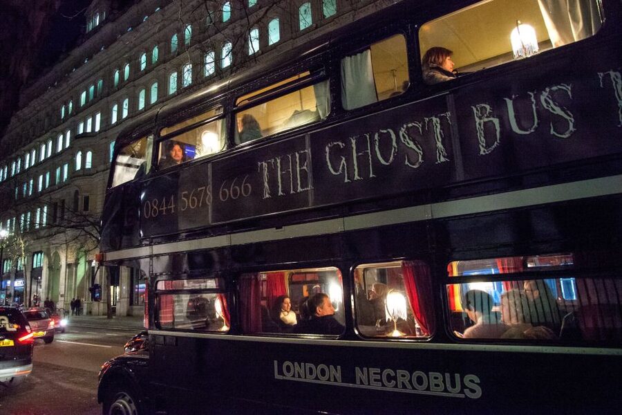 London: Comedy Horror Ghost Tour on a Bus - Sights you ride past: West End at night and the city’s darker side