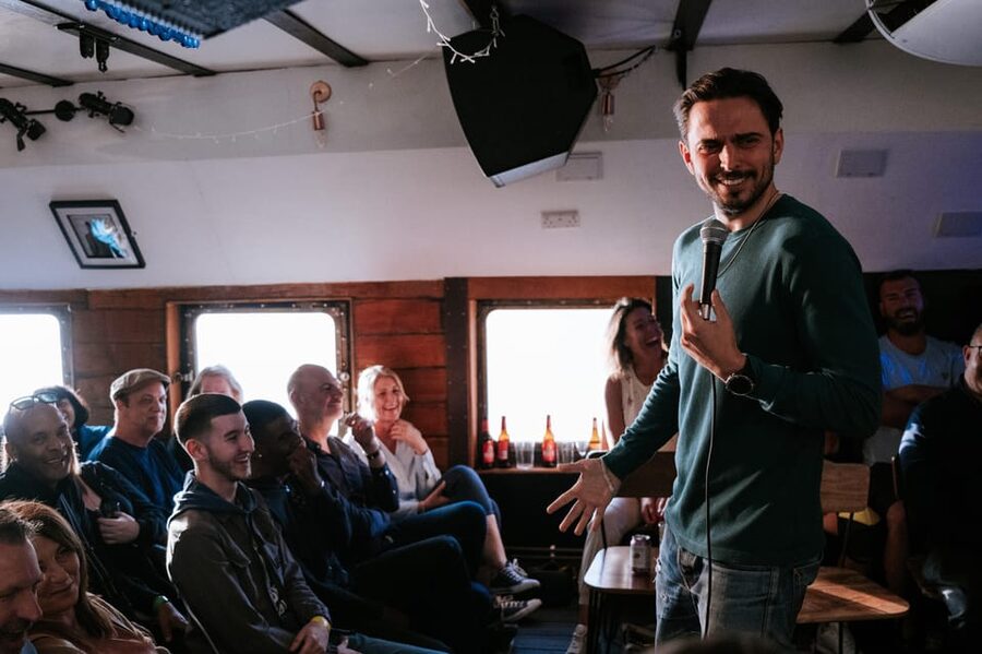 London: Dark Comedy on Iconic Battersea Barge - Value check: is $12 really enough for this kind of night?