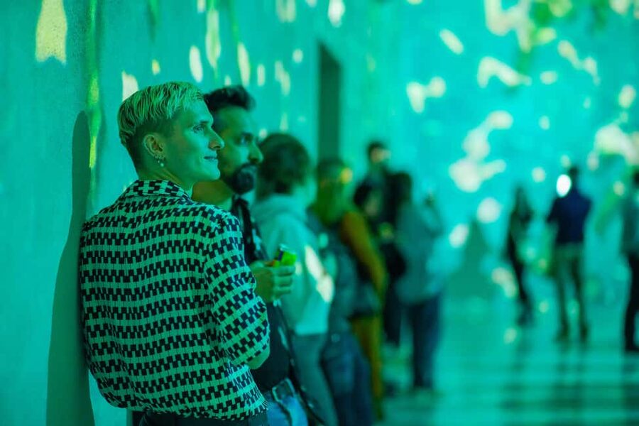 London: FRAMELESS Lates Immersive Art Experience - Café Bar drinks menu: plan your budget like a grown-up