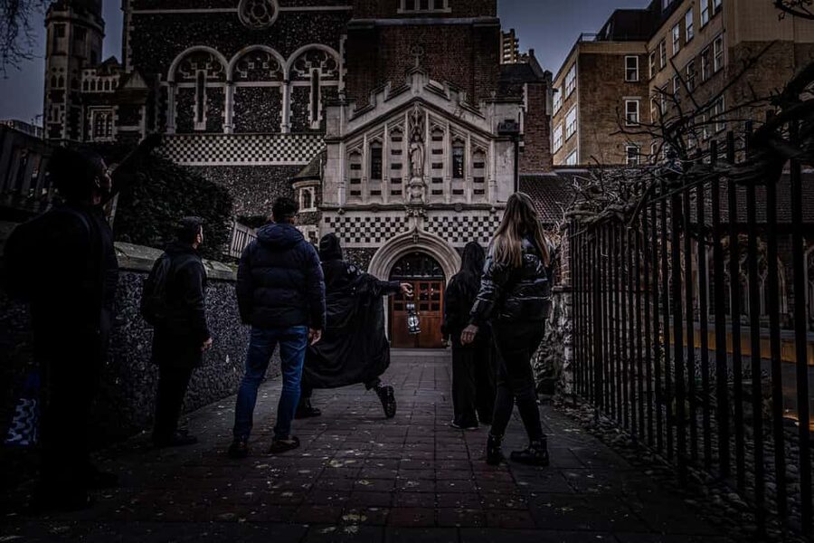 London: Ghosts, Legends & Mysteries Night Walking Tour - St Bartholomew’s Hospital: plague doctor haunting you can feel