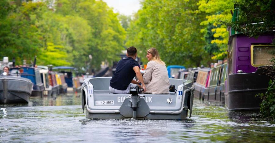 London: GoBoat Rental for Regent's Canal & Paddington Basin - Regent’s Canal and Paddington Basin Views: Camden and Maida Vale From the Water