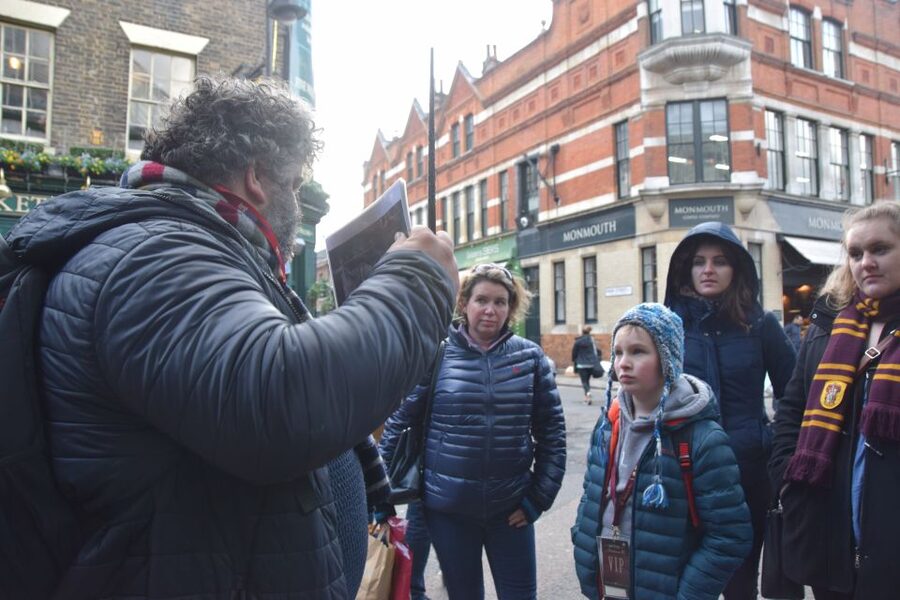 London: Guided Harry Potter Bus Tour of Locations - The Knight Bus squeeze moment you can actually picture