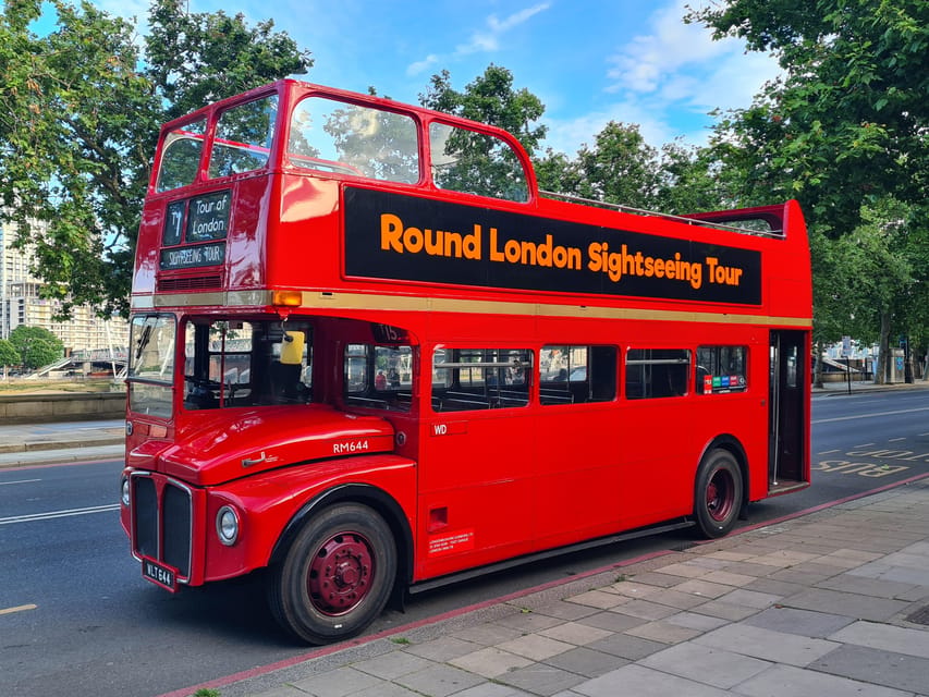 London: Guided Sightseeing Tour on a Vintage Open-Top Bus - Getting on the Embankment at Stop 40B