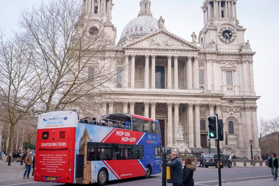 London: Hop-on Hop-off Bus Tour and Madame Tussauds Ticket - The River Thames Boat Ride: A One-Way Break from City Noise