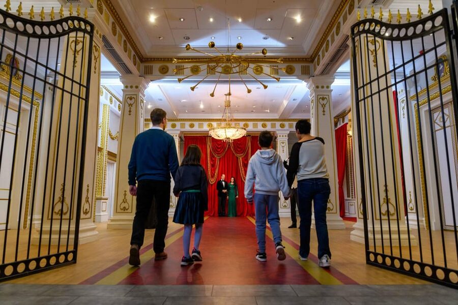 London: Madame Tussauds London - Royal Balcony and celebrity meet moments, including Harry Styles