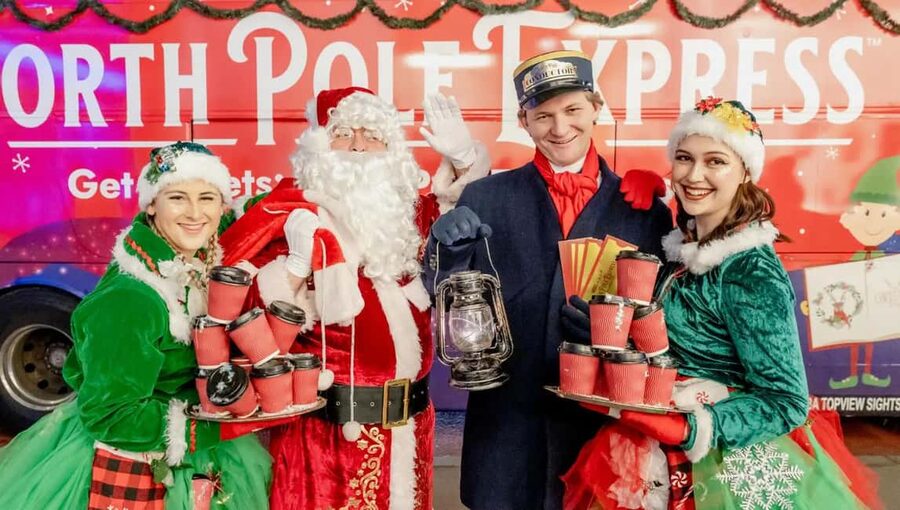 London: North Pole Express Tour with Santa & Festive Fun - Meeting Santa onboard: the part kids remember