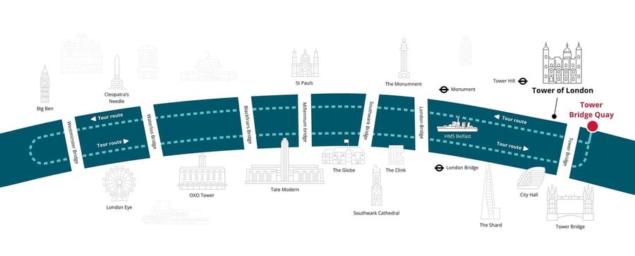 London: Official Tower of London River Tour - Stop by stop: what you’ll actually see along the Thames