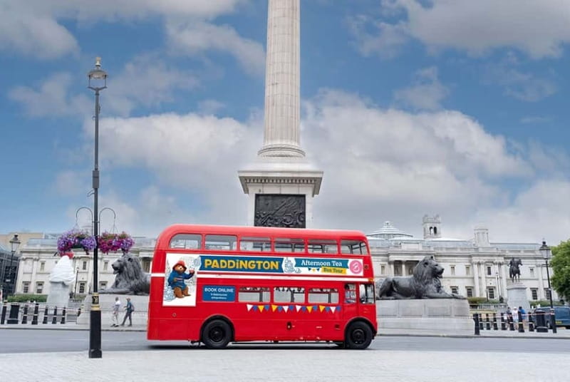 London: Paddington Bear Themed - Afternoon Tea Bus Tour - Boarding Near Charing Cross, Then Rolling Through Central London