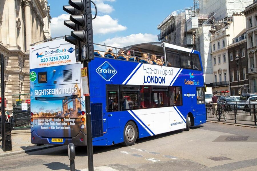 London: Panoramic Open-Top Bus Tour - Live guide moments, plus audio in 12 languages for every seat