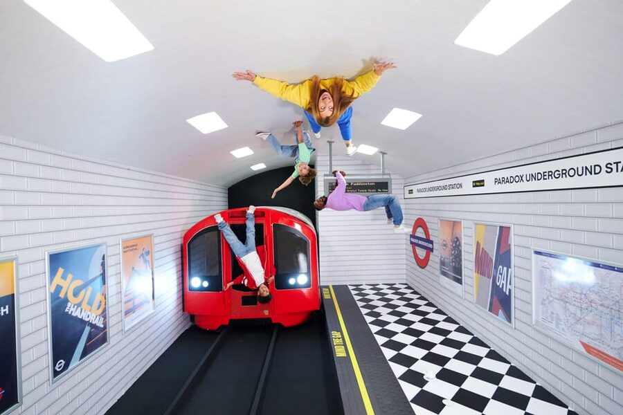 London: Paradox Museum Entry Ticket - Castle Room, tricky hallways, and the Paradox Sofa