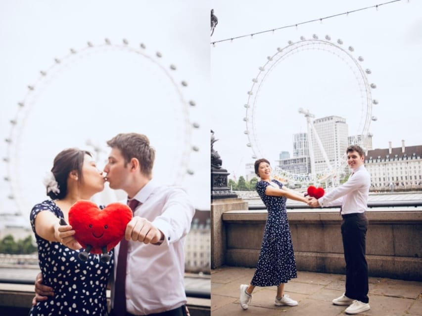 London: Private Couples Photography Session with Landmarks - The photo deliverable: 15 or 30 edited images within 48 hours