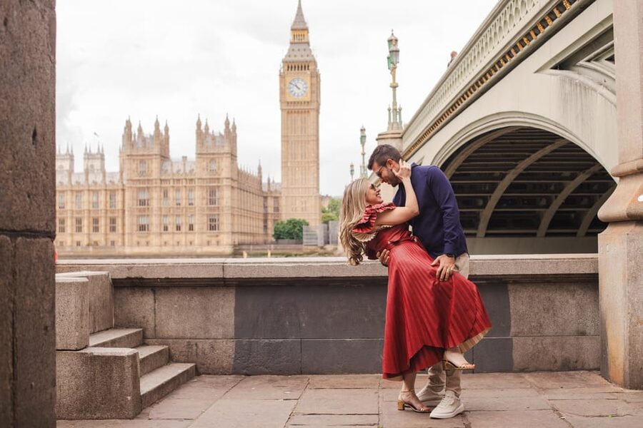 London: Private Photoshoot with Video Clip Option - Editing, delivery, and the optional 1-minute video clip