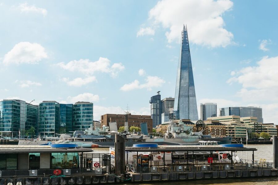 London: River Thames Hop-On Hop-Off Sightseeing Cruise - Tower area and Tower Millennium Pier, the best stop when you want castle time