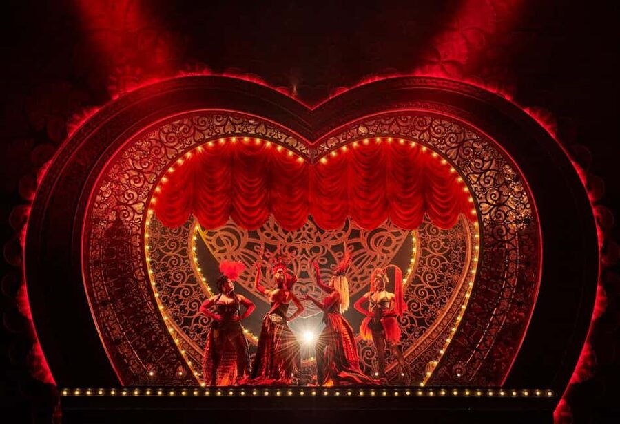 London's West End: Ticket to Moulin Rouge! The Musical - Staging and costumes: how the theatre recreates Moulin Rouge energy