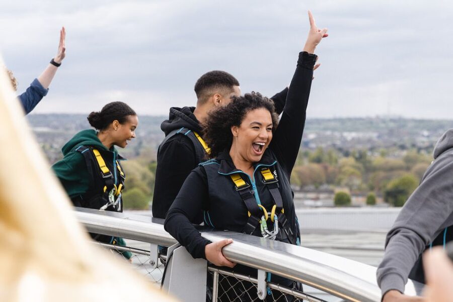 London: Tottenham Hotspur Stadium Skywalk Experience - Stepping onto the skywalk at 46.8 meters: the moment you remember