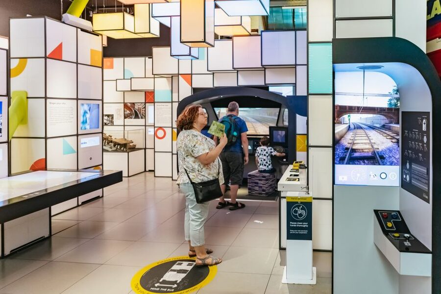 London Transport Museum Entrance Ticket - Interactive training and the Future Engineer Drive simulator