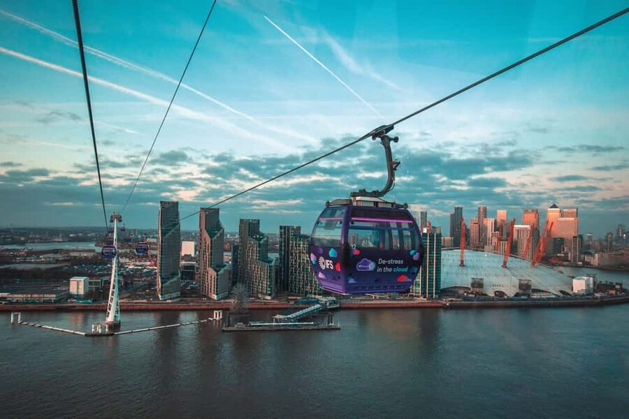 London: Uber Boat Return River Ticket + IFS Cloud Cable Car - The Uber Boat return ride on the Thames, what you can actually do