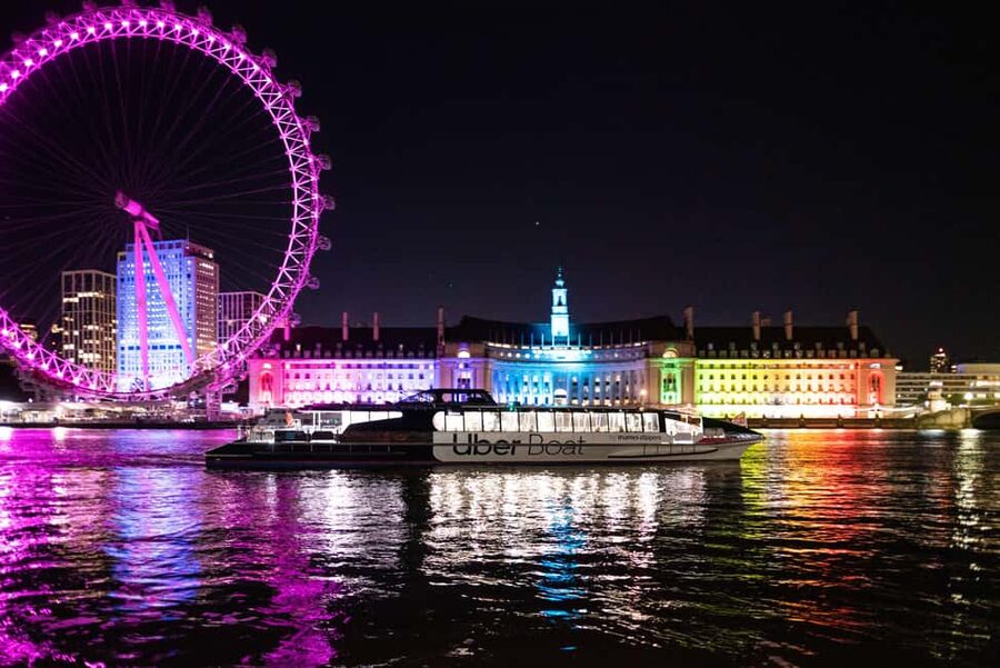 London: Uber Boat Return River Ticket + IFS Cloud Cable Car - What you see from the river, and what it changes about sightseeing