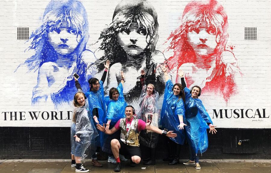 London West End Musical Silent Disco Walking Tour Top 1% - The theatre stops: walking Dominion to Cambridge Theatre
