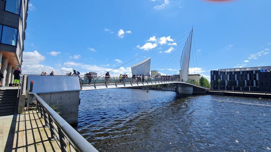 Manchester: Media City & The Quays Guided Walking Tour - Headsets and storytelling: why the audio matters more than you think
