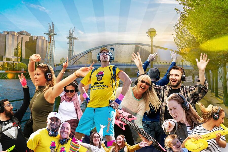 Manchester: Silent Disco Adventure Tour - How the headset and music instructions keep it fun