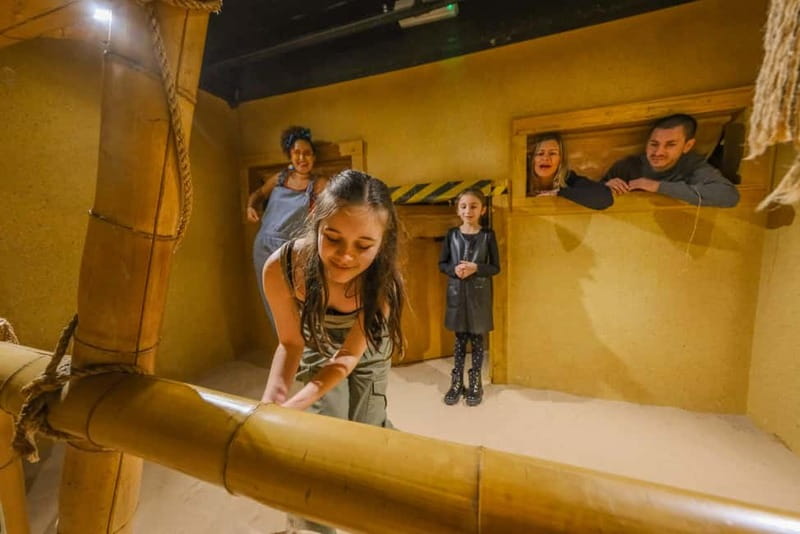 Manchester: "The Crystal Maze LIVE Experience" Entry Ticket - Aztec and Medieval zones, where your brain gets tested