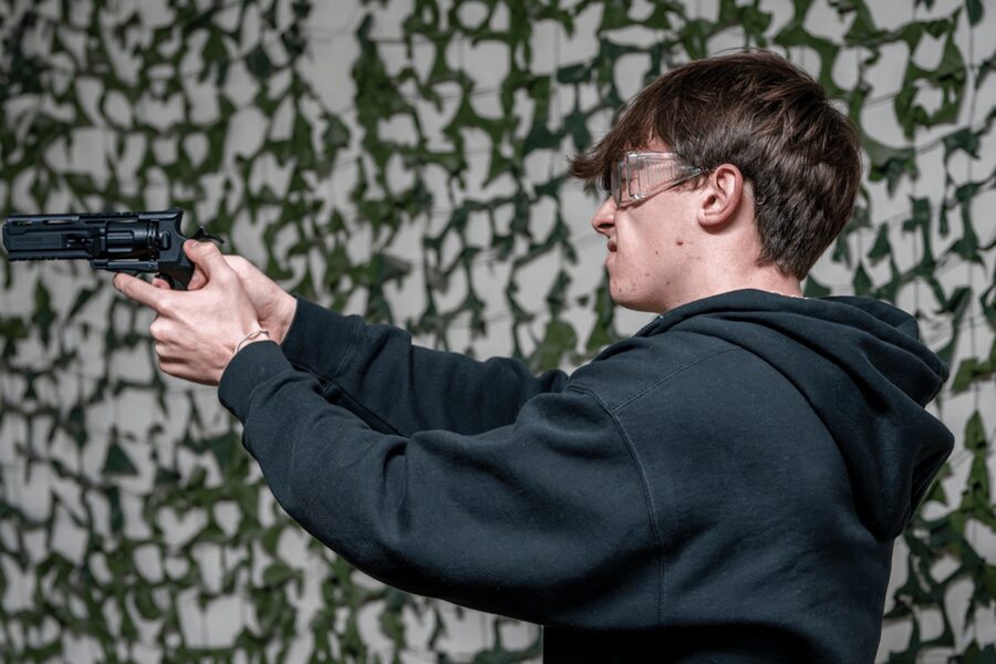 Newton Abbot: Rifle, Pistol and Simulator Combo Package - Three Ranges in 1.5 Hours, Newton Abbot Style