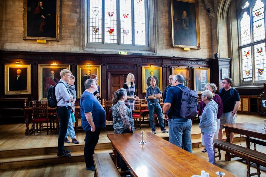 Oxford: University Walking Tour with Christ Church Visit - Beautiful lawns and the Annual Tortoise Race at the first college stop