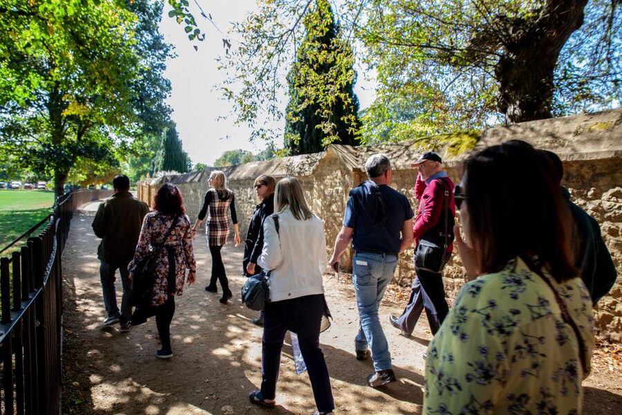 Oxford: University Walking Tour with Christ Church Visit - Sheldonian Theatre and student-life inside an Oxford ritual