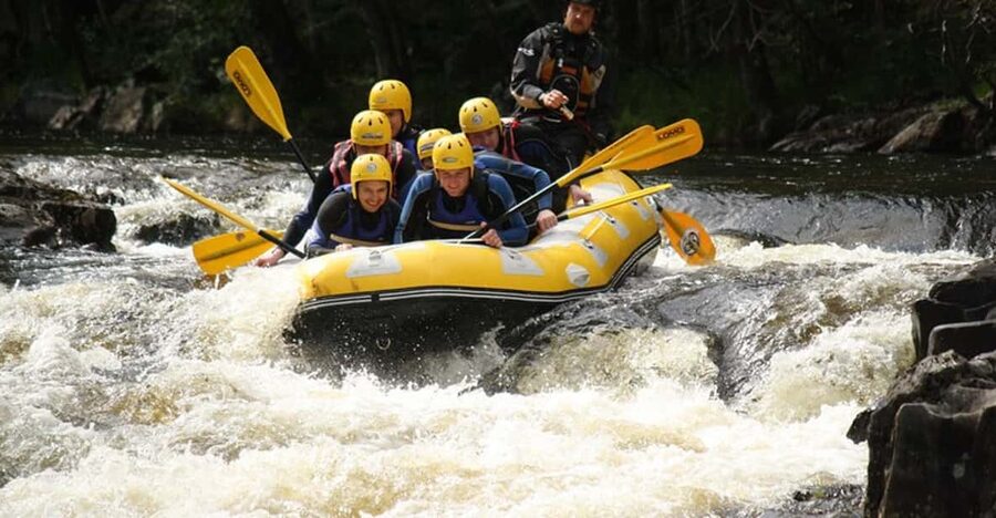 Pitlochry, Scotland: Summer White Water Rafting Tour - The Clunie Dam picnic area: where rafting starts and you actually get ready