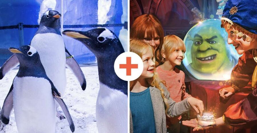SEA LIFE London & DreamWorks Shrek's Adventure: Combo Ticket - A two-attraction London plan that actually saves stress