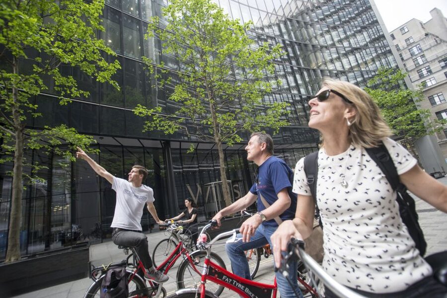 Secrets of London Bike Tour: Thames, Tower Bridge & Market - London Thames views from a bike, not a bus window
