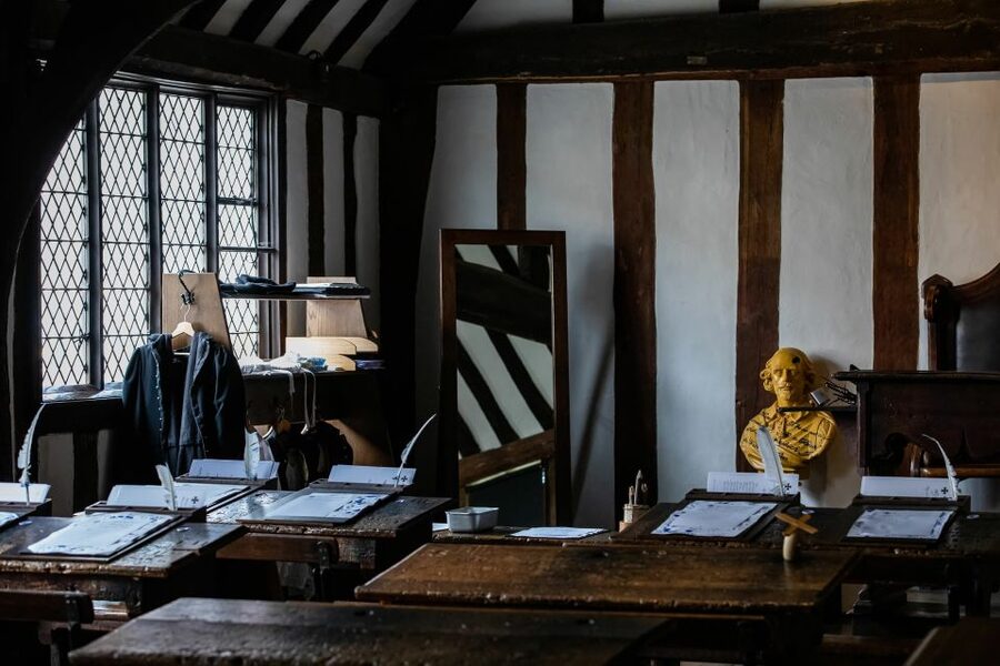 Shakespeare's Schoolroom and Guildhall Entrance Tickets - Tudor costumes and games: when play improves the lesson