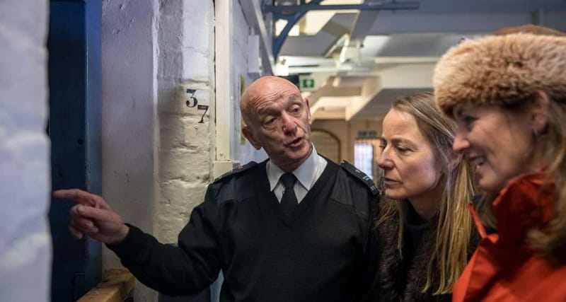 Shrewsbury Prison Guided Tour and Museum Access - Reception, the B.O.S.S. chair, and the moment prisoners entered the system