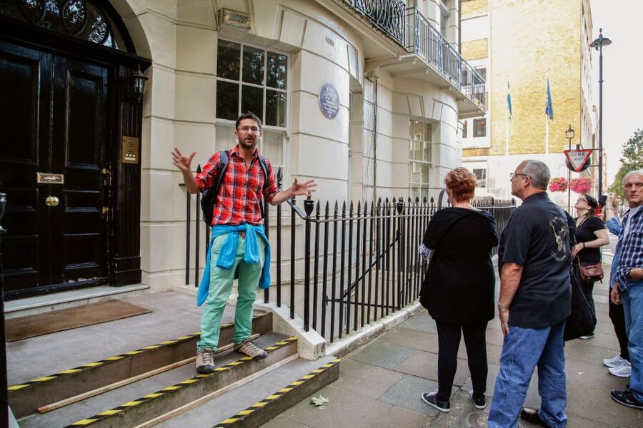 The Beatles London Walking Tour - From Dominion Theatre to Denmark Street, where the Beatles map starts